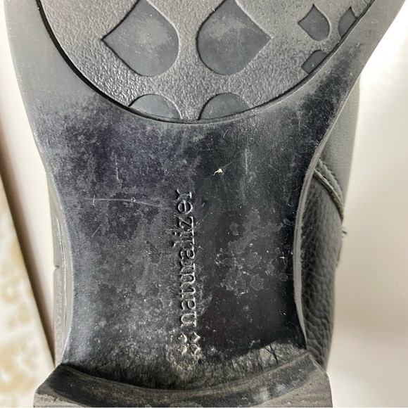 Naturalizer Jenelle Black Leather Riding Knee High Boots Sz 9.5 - Picture 11 of 15